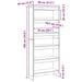 Dulap pentru cărți 2 pcs Sonoma 80 x 30 x 155 cm Lemn compozit - WALTI WALTI