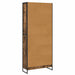 Dulap pentru cărți 2 pcs Stejar fumuriu 80 x 30 x 155 cm - WALTI WALTI