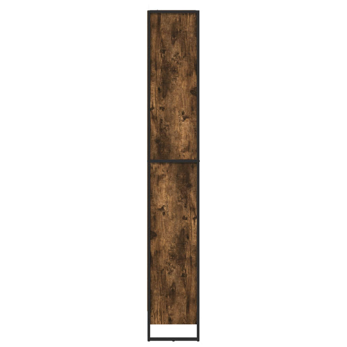 Dulap pentru cărți 2 pcs Stejar fumuriu 80 x 30 x 155 cm - WALTI WALTI