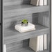 Dulap pentru cărți 2 pcs Gri Sonoma 80 x 30 x 155 cm - WALTI WALTI