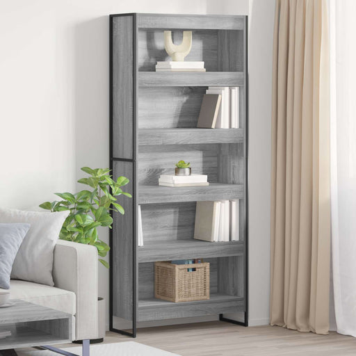 Dulap pentru cărți 2 pcs Gri Sonoma 80 x 30 x 155 cm - WALTI WALTI