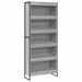 Dulap pentru cărți 2 pcs Gri Sonoma 80 x 30 x 155 cm - WALTI WALTI
