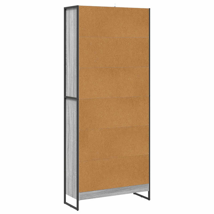 Dulap pentru cărți 2 pcs Gri Sonoma 80 x 30 x 155 cm - WALTI WALTI