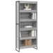 Dulap pentru cărți 2 pcs Gri Sonoma 80 x 30 x 155 cm - WALTI WALTI