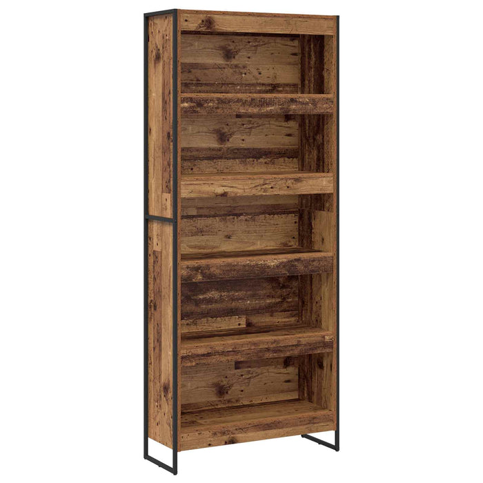 Dulap pentru cărți 2 pcs Lemn Vechi 80 x 30 x 155 cm - WALTI WALTI