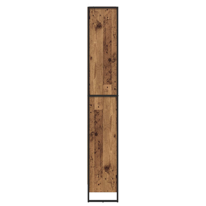 Dulap pentru cărți 2 pcs Lemn Vechi 80 x 30 x 155 cm - WALTI WALTI