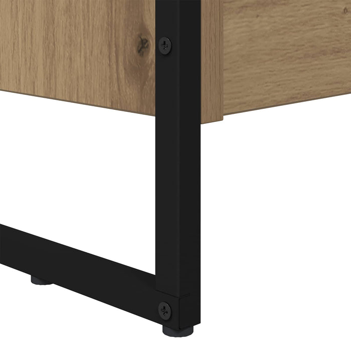 Dulap pentru cărți 2 pcs Stejar artizanal 80 x 30 x 155 cm - WALTI WALTI