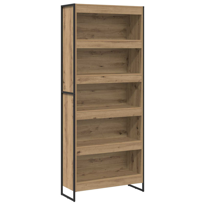 Dulap pentru cărți 2 pcs Stejar artizanal 80 x 30 x 155 cm - WALTI WALTI