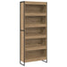 Dulap pentru cărți 2 pcs Stejar artizanal 80 x 30 x 155 cm - WALTI WALTI