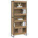 Dulap pentru cărți 2 pcs Stejar artizanal 80 x 30 x 155 cm - WALTI WALTI