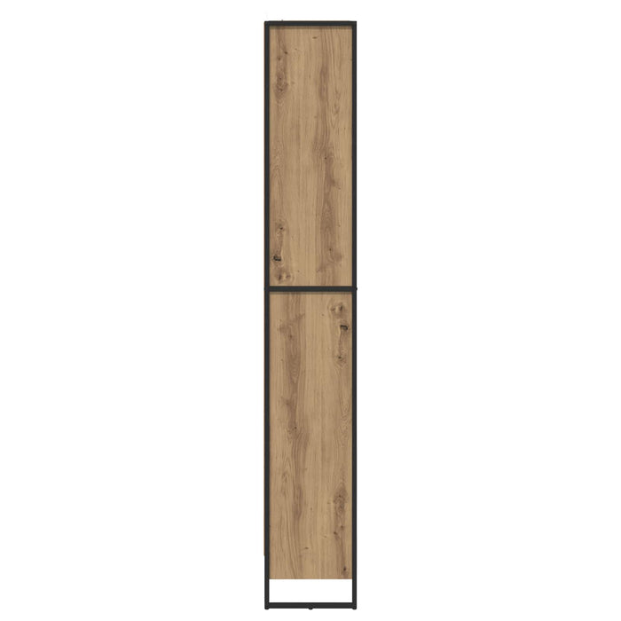 Dulap pentru cărți 2 pcs Stejar artizanal 80 x 30 x 155 cm - WALTI WALTI