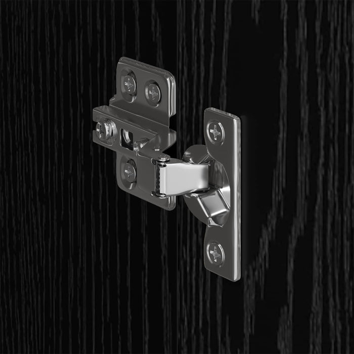 Dressing 2 pcs Stejar Negru 50 x 50 x 200 cm Lemn compozit - WALTI WALTI