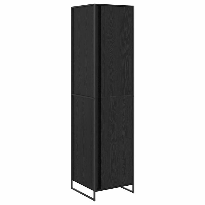 Dressing 2 pcs Stejar Negru 50 x 50 x 200 cm Lemn compozit - WALTI WALTI
