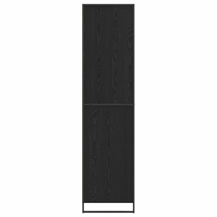Dressing 2 pcs Stejar Negru 50 x 50 x 200 cm Lemn compozit - WALTI WALTI