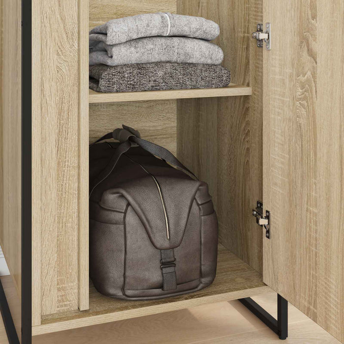 Dressing cu ușă 2 pcs Sonoma 50 x 50 x 200 cm Lemn compozit - WALTI WALTI