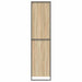 Dressing cu ușă 2 pcs Sonoma 50 x 50 x 200 cm Lemn compozit - WALTI WALTI