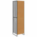 Dressing cu ușă 2 pcs Gri Sonoma 50 x 50 x 200 cm Lemn compozit - WALTI WALTI