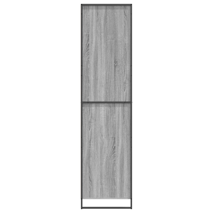 Dressing cu ușă 2 pcs Gri Sonoma 50 x 50 x 200 cm Lemn compozit - WALTI WALTI