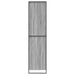 Dressing cu ușă 2 pcs Gri Sonoma 50 x 50 x 200 cm Lemn compozit - WALTI WALTI