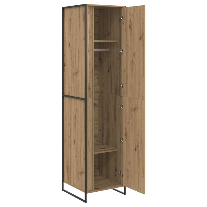Dressing 2 pcs Stejar artizanal 50 x 50 x 200 cm Lemn compozit - WALTI WALTI