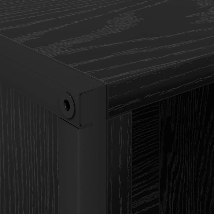 Dulap pentru cărți 2 pcs Stejar Negru 99,5 x 30 x 108 cm - WALTI WALTI