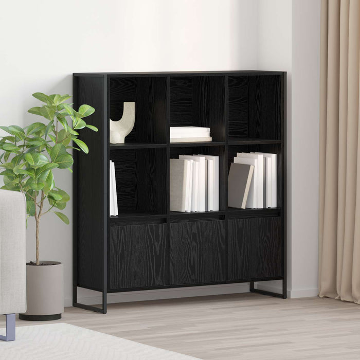 Dulap pentru cărți 2 pcs Stejar Negru 99,5 x 30 x 108 cm - WALTI WALTI