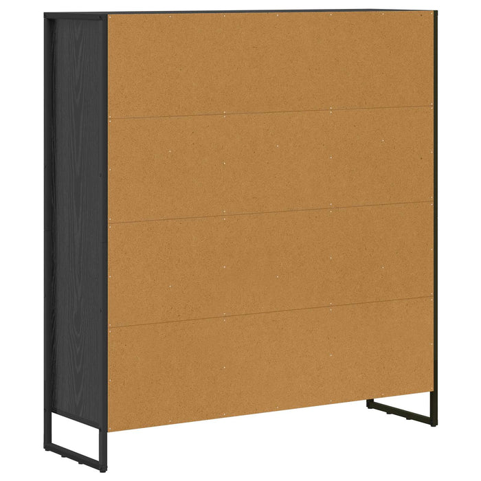 Dulap pentru cărți 2 pcs Stejar Negru 99,5 x 30 x 108 cm - WALTI WALTI