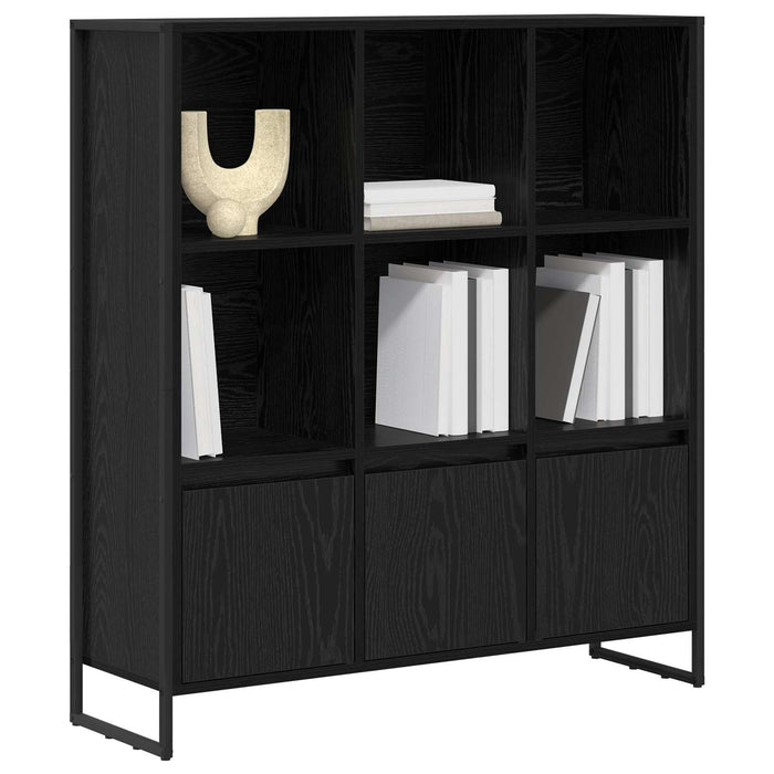 Dulap pentru cărți 2 pcs Stejar Negru 99,5 x 30 x 108 cm - WALTI WALTI
