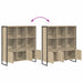 Dulap pentru cărți 2 pcs Sonoma 99,5 x 30 x 108 cm - WALTI WALTI