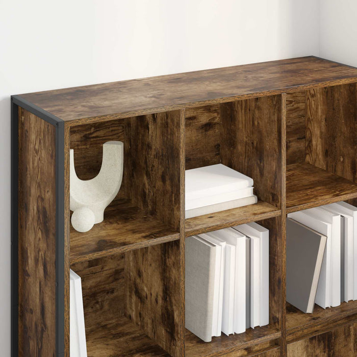 Dulap pentru cărți 2 pcs Stejar fumuriu 99,5 x 30 x 108 cm - WALTI WALTI