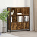 Dulap pentru cărți 2 pcs Stejar fumuriu 99,5 x 30 x 108 cm - WALTI WALTI