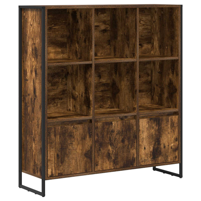 Dulap pentru cărți 2 pcs Stejar fumuriu 99,5 x 30 x 108 cm - WALTI WALTI