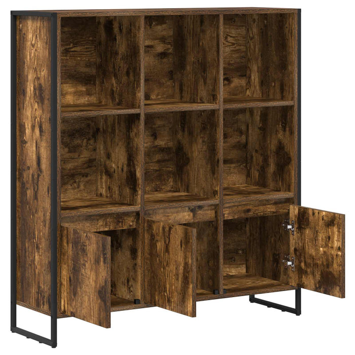 Dulap pentru cărți 2 pcs Stejar fumuriu 99,5 x 30 x 108 cm - WALTI WALTI