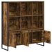 Dulap pentru cărți 2 pcs Stejar fumuriu 99,5 x 30 x 108 cm - WALTI WALTI