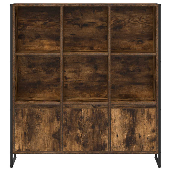 Dulap pentru cărți 2 pcs Stejar fumuriu 99,5 x 30 x 108 cm - WALTI WALTI