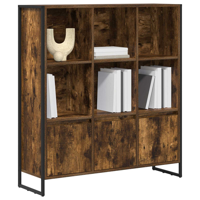 Dulap pentru cărți 2 pcs Stejar fumuriu 99,5 x 30 x 108 cm - WALTI WALTI