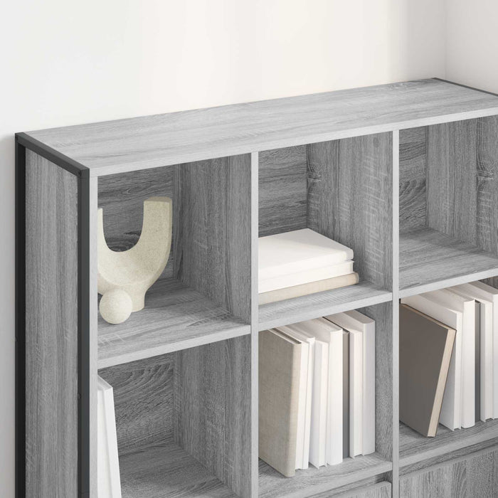 Dulap pentru cărți 2 pcs Gri Sonoma 99,5 x 30 x 108 cm - WALTI WALTI