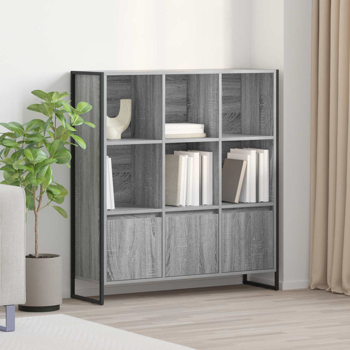Dulap pentru cărți 2 pcs Gri Sonoma 99,5 x 30 x 108 cm - WALTI WALTI