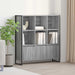 Dulap pentru cărți 2 pcs Gri Sonoma 99,5 x 30 x 108 cm - WALTI WALTI