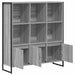 Dulap pentru cărți 2 pcs Gri Sonoma 99,5 x 30 x 108 cm - WALTI WALTI