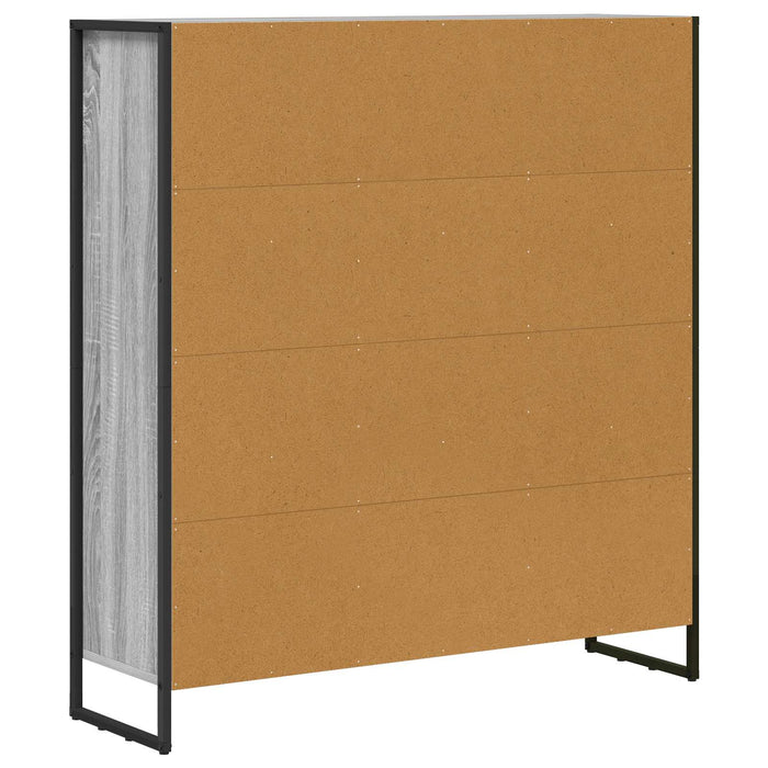 Dulap pentru cărți 2 pcs Gri Sonoma 99,5 x 30 x 108 cm - WALTI WALTI