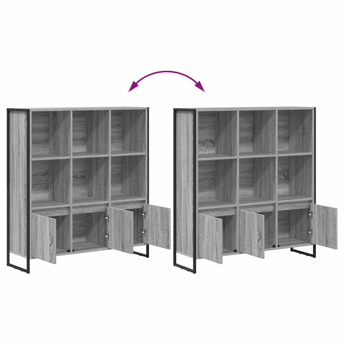 Dulap pentru cărți 2 pcs Gri Sonoma 99,5 x 30 x 108 cm - WALTI WALTI
