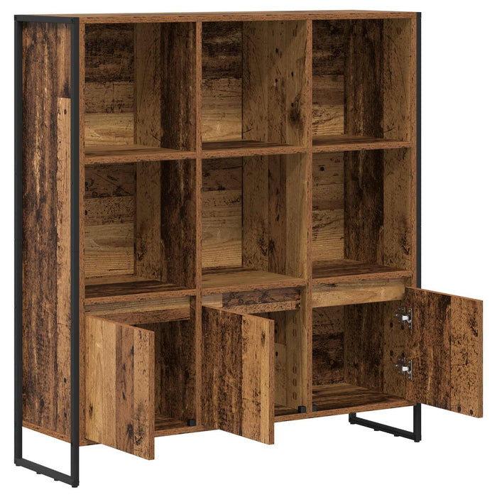 Dulap pentru cărți 2 pcs Lemn Vechi 99,5 x 30 x 108 cm - WALTI WALTI