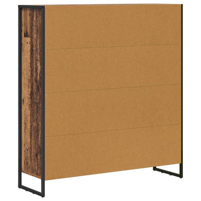 Dulap pentru cărți 2 pcs Lemn Vechi 99,5 x 30 x 108 cm - WALTI WALTI