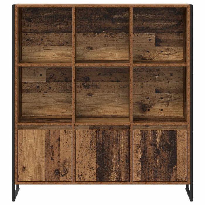 Dulap pentru cărți 2 pcs Lemn Vechi 99,5 x 30 x 108 cm - WALTI WALTI