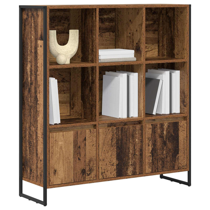 Dulap pentru cărți 2 pcs Lemn Vechi 99,5 x 30 x 108 cm - WALTI WALTI