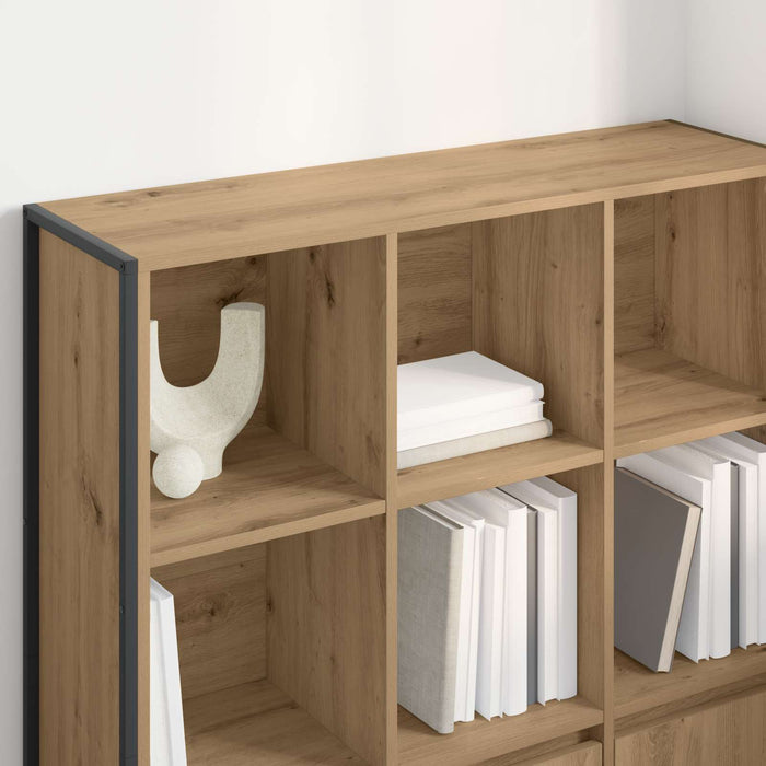 Dulap pentru cărți 2 pcs Stejar artizanal 99,5 x 30 x 108 cm - WALTI WALTI