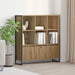 Dulap pentru cărți 2 pcs Stejar artizanal 99,5 x 30 x 108 cm - WALTI WALTI