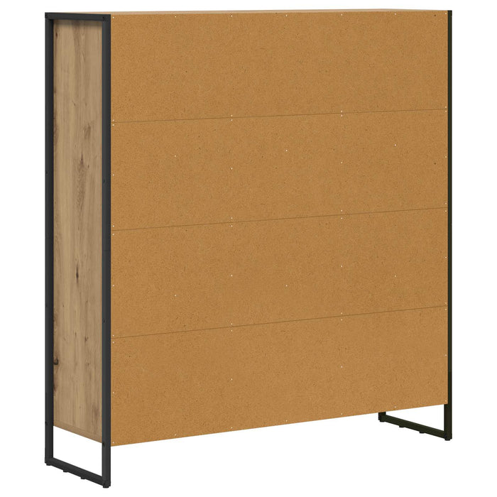 Dulap pentru cărți 2 pcs Stejar artizanal 99,5 x 30 x 108 cm - WALTI WALTI