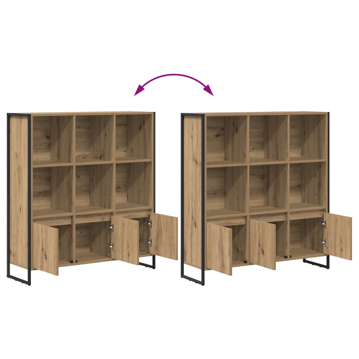 Dulap pentru cărți 2 pcs Stejar artizanal 99,5 x 30 x 108 cm - WALTI WALTI